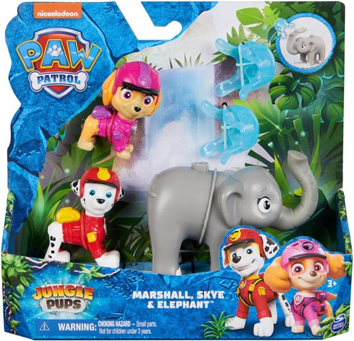 Spin Master PAW Patrol Jungle Pups figura Marshall Skye Elefante-3