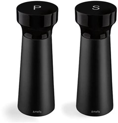 Amefa set de pimienta y sal Modern Shade negro 15 cm - accesorio cocina