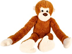 Pluchiez mono de peluche con brazos largos 80 cm marrón juguete