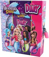 Van Manen cuaderno con candado - Mermaid Stars en caja 16cm-2