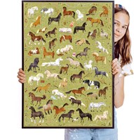 Banana Panda Puzzle love horses (200 piezas) 7+-3