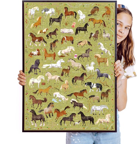 Banana Panda Puzzle love horses (200 piezas) 7+-3