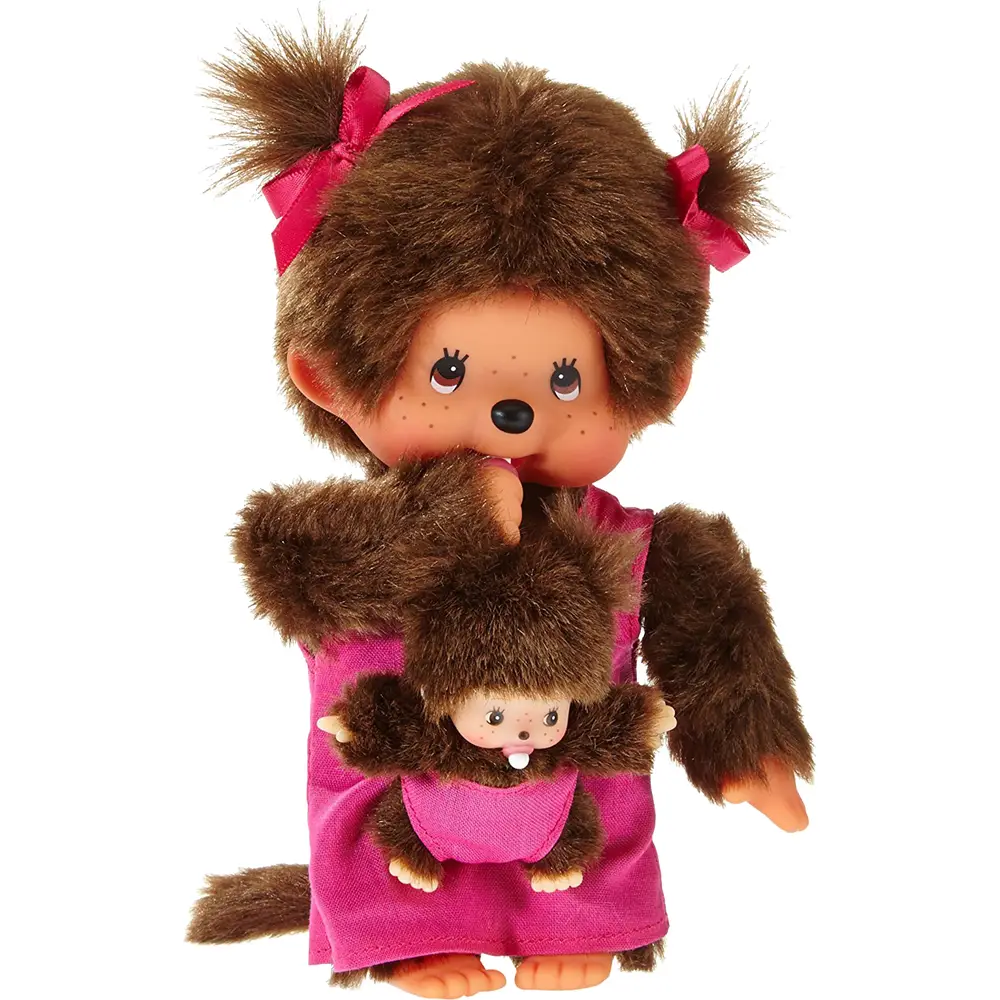 Monchhichi Mother Care Pink Girl, 20 cm