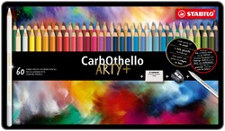 Stabilo CarbOthello lápices pastel set 60 colores - calidad artística premium