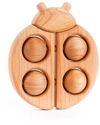 Bajo Houten Rammelaar Lieveheersbeestje - Naturel