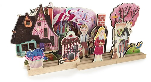 Bajo teatro Hansel y Gretel juguete de cartón - Jas i Malgosia