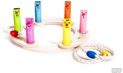 Bajo juego educativo hoopla - set de juego colorido para niños