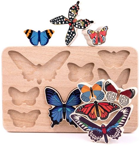 Bajo juguete educativo mariposas - World of butterflies sorter-2