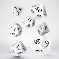 Q-Workshop RPG clásico - juego de dados blanco y negro (7)-2