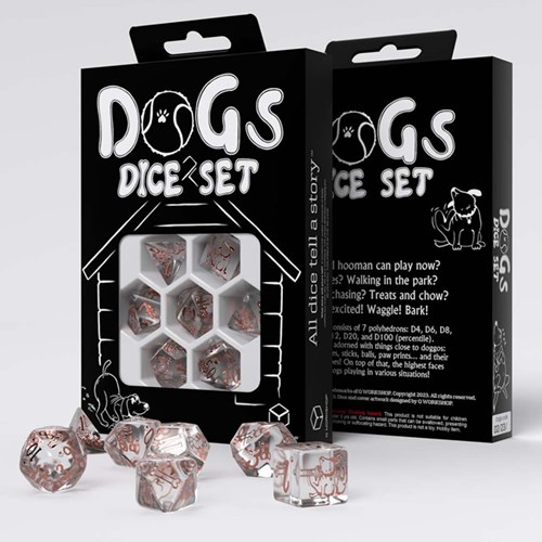 Q-Workshop set de dados perros Bubbles - juego educativo niños