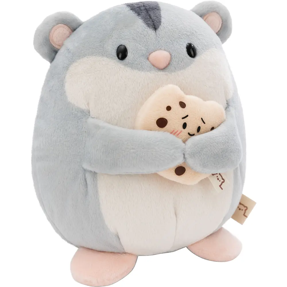 Nici peluche hámster Shai con galleta - peluche kawaii 16cm