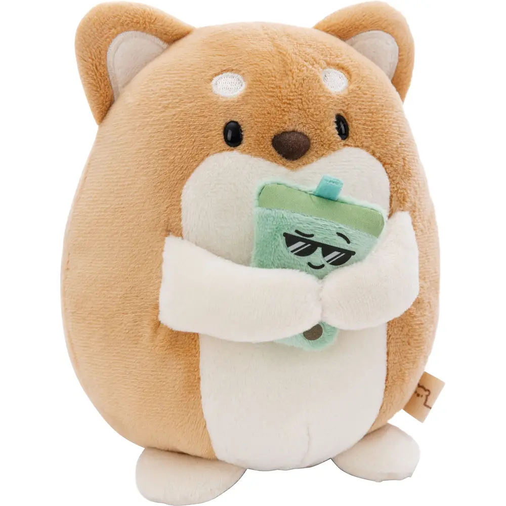 Nici peluche perro Hiro 16cm bubble tea caja regalo juguete suave