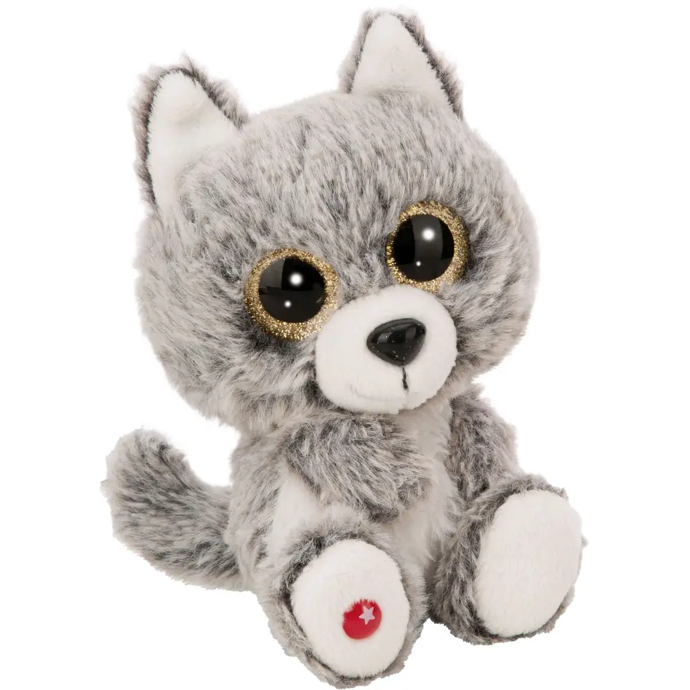 Nici peluche lobo muñeco Glubschis Wynne 15cm gris juguete