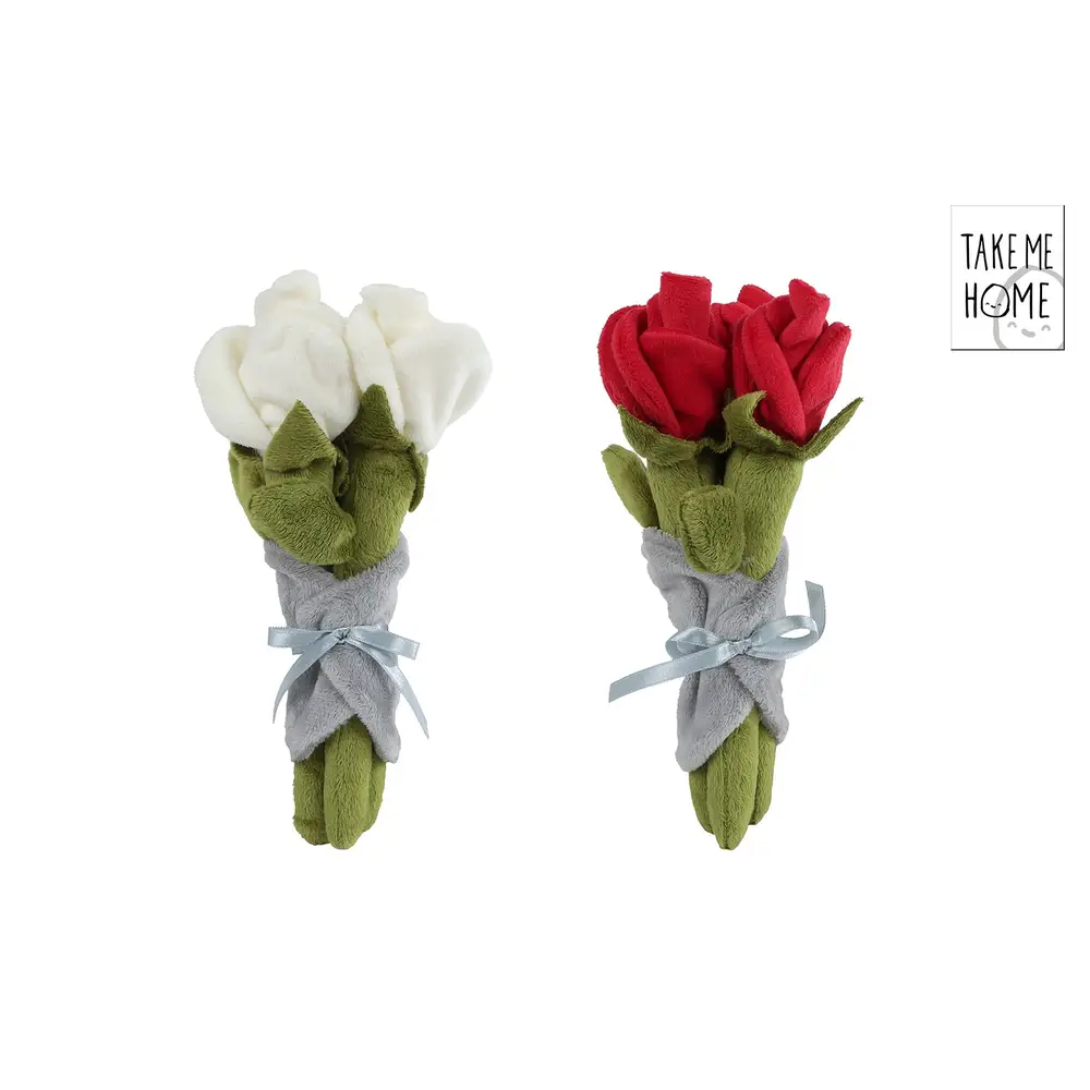Vedes ramo de rosas de peluche juguete - 3 piezas, multicolor, regalo