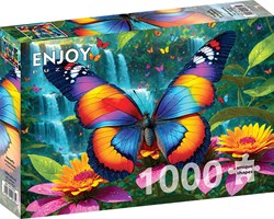 Enjoy Puzzle rompecabezas Butterfly in the Forest - 1000 piezas