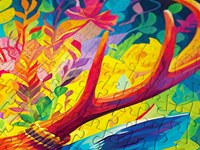 Enjoy Puzzle rompecabezas Crowned Stag 1000 piezas multicolor-3