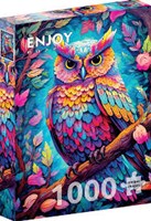 Enjoy Puzzle rompecabezas Dazzling Owl - 1000 piezas diversión colorida