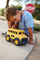 Green Toys autobús escolar juguete autobús plástico reciclado amarillo-2