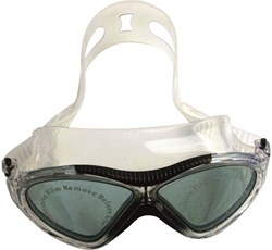 Megaform gafas de natación máscara negra - goggle de natación cómodo