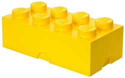 LEGO caja de almacenamiento Brick 8 amarilla - caja de juguetes apilable 12L