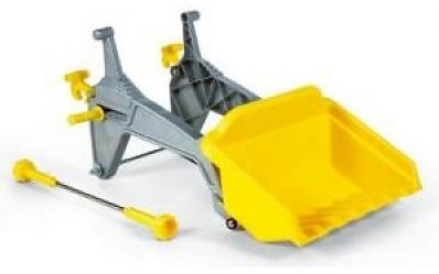 Rolly Toys cargador frontal amarillo-plata para tractor a pedales 61x37x31 cm juguete
