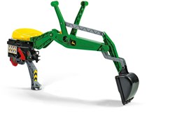 Rolly Toys cargador trasero John Deere verde - accesorio para tractor a pedales