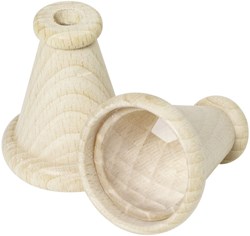 Goki Ojo de mosca caleidoscopio de madera juguete educativo blanco