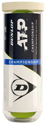 Dunlop pelotas de tenis ATP Championship amarillas - 3 unidades para entrenamiento y partido