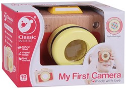 Classic World cámara de juguete de madera para niños - caleidoscopio