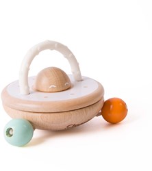 Classic World sonajero ovni de madera juguete para bebés multicolor