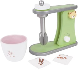 Classic World batidora de juguete de madera - accesorio de cocina verde 4 piezas