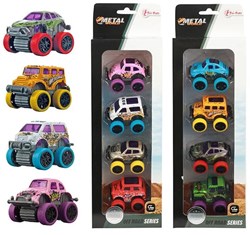 4 coches todoterreno con retroceso de 2 ejes. 20521Z