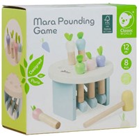 Classic World banco de martillo de madera juguete educativo - golpear zanahorias