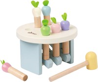 Classic World banco de martillo de madera juguete educativo - golpear zanahorias-2