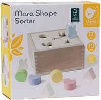 Classic World juguete educativo caja de formas de madera Mara 10 piezas