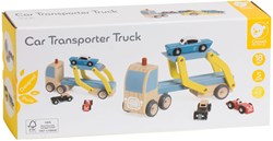 Classic World camión transportador de madera con 3 coches - camión FSC