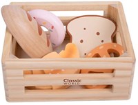Classic World caja de madera juguete con pan y dulces-2