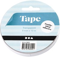Creativ Company cinta adhesiva doble cara transparente material manualidades 10 metros-2