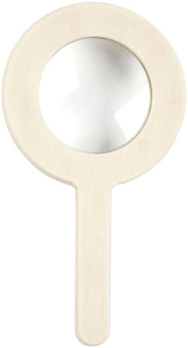 Creativ Company lupa de madera juguete 8,7 cm para pequeños exploradores-2