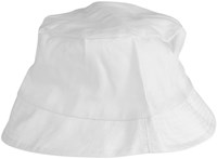 Creativ Company sombrero de sol de algodón blanco - bucket hat 54 cm para niños y adultos-2