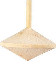 Creativ Company peonza de madera juguete - juego clásico para niños y adultos-2