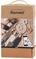 Creativ Company Set de inicio macramé nudos - Kit atrapasueños DIY