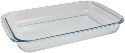 Svenska Living fuente para horno de vidrio 3 litros - transparente - apta para horno
