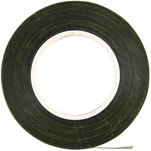 Creativ Company floral tape verde oscuro - papel flexible para manualidades 7m-3