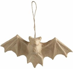 Creativ Company murciélago papel maché con cuerda para colgar decoración