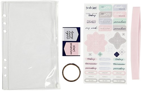 Creativ Company estuche de plástico con accesorios - Set Bullet Journal A5-2