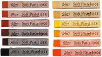 Creativ Company juguete pastel Gallery Soft Pastel Set marrón 12 piezas-3