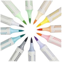 Creativ Company rotuladores pastel doble punta set 12 unidades-3
