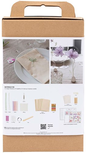 Creativ Company set creativo decoración de mesa colores pastel kit DIY-3