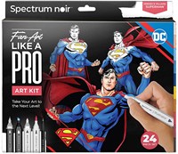 Creativ Company set de colorear Superman - ilustración héroes de cómic fan-art